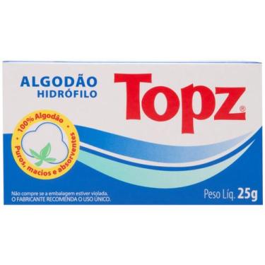 Imagem de Rolo de algodão topz 25g