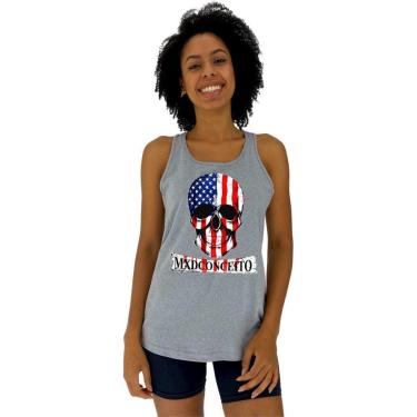 Imagem de Regata Recorte Nadador MXD Conceito American Skull  Feminina-Feminino