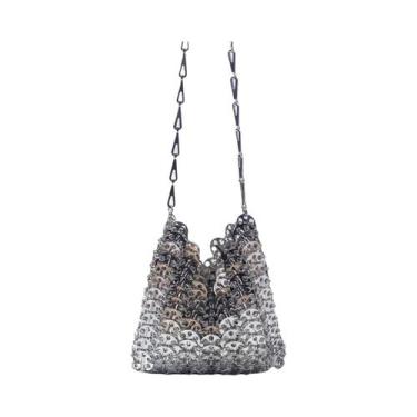 Imagem de Bolsa Transversal Feminina De Grande Capacidade Com Lantejoulas Metáli