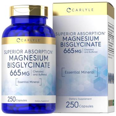 Imagem de Suplemento Carlyle: Bisglicinato De Magnésio Tamponado 665 Mg-Unissex
