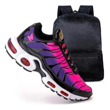 Imagem de Kit tenis masculino esportivo leve urban street mochila casual versati