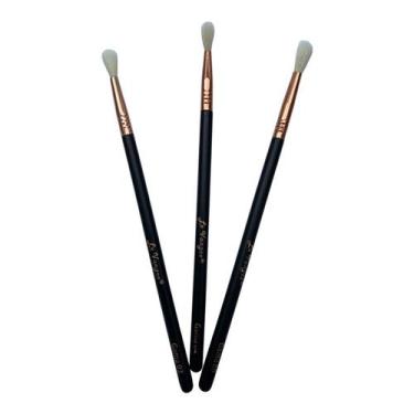 Imagem de Kit Com 3 Pinceis Para Esfumar Gama (3, 4 E 6) - Le Vangee