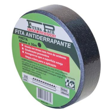 Imagem de Fita Antiderrapante Rolo 48mm x 30m Preta - Furnapack
