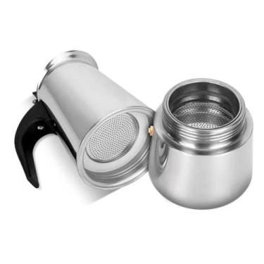 Imagem de Cafeteira Italiana Inox Premium 300ml 6 Xícaras De Café - FRATELLI