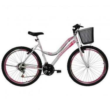 Imagem de Bicicleta Feminina Aro 26 Athor Musa 18v Aro Aero com Cesta Athor Bike