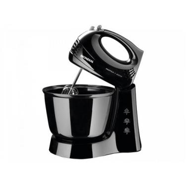 Imagem de Batedeira Mondial 3 Velocidades 400w B-44 Preto 127v, Preto, 110V