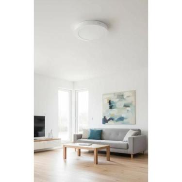 Imagem de 2x PLAFON LED SOBREPOR 24W REDONDO BRANCO FRIO BIVOLT - Congratulation