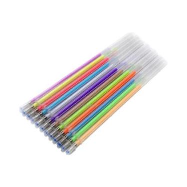 Imagem de Conjunto De Refil De Canetas Gel Coloridas 12-100 Com Glitter, Marcado