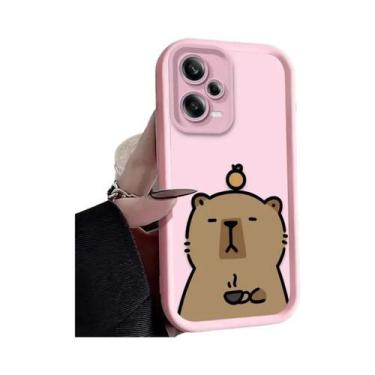 Imagem de Capa De Celular Fosca Capybara Para Xiaomi Redmi Note 14 13 12 11 pro 