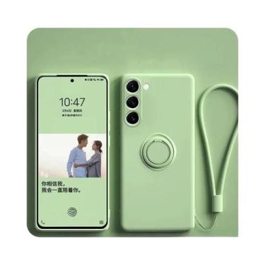 Imagem de Capa De Telefone Samsung Galaxy Com Anel Magnético De Silicone S25 S24