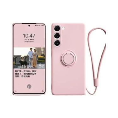 Imagem de Capa De Telefone Samsung Galaxy Com Anel Magnético De Silicone S25 S24