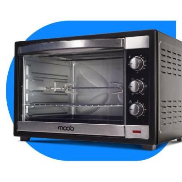 Imagem de Forno Elétrico 60 Litros Moob Com Espeto Giratório e Luz Interna 127V,