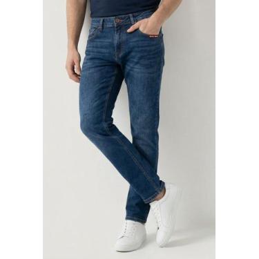 Imagem de Calça Jeans Slim Confortável Polo Wear Jeans Escuro, Jeans escuro, 46