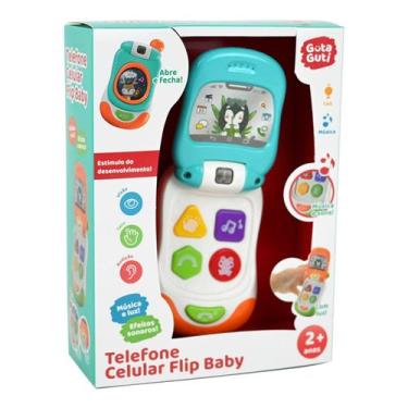 Imagem de Brinquedo Telefone Celular Flip Baby Guti Dm Toys - DMB6826