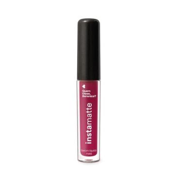 Imagem de Batom Líquido Instamatte Quem Disse Berenice 4ml - Maquiagem , Vinho A