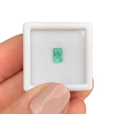 Imagem de Turmalina Paraíba Verde Neon Baguete 0,63ct - SP GEMAS