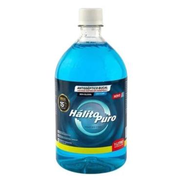 Imagem de Enxaguante Antisséptico Bucal Refil Hálito Puro 1 Litro