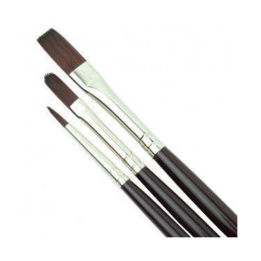 Imagem de Pincéis Winsor & Newton Galeria Cabo Longo 3 Unidades - WINSOR NEWTON