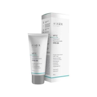 Imagem de Protetor Solar Facial Anasol FPS 50 Vegano - Clinicals Vit C 40g