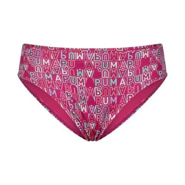 Imagem de Calcinha do Biquini Puma Estampada Infantil - Rosa - 08, Rosa, 08