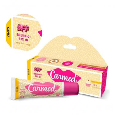 Imagem de Hidratante Labial Carmed BFF Beijinho FPS 30 com Hidratação Intensa e Efeito Gloss Incolor Cimed