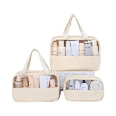 Imagem de Bolsa De Cosméticos Portátil À Prova d'Água De Grande Capacidade, Esto