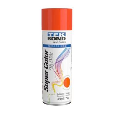 Imagem de Tinta Spray Uso Geral Pintura Todas Cores Automotivo Tekbond, Laranja