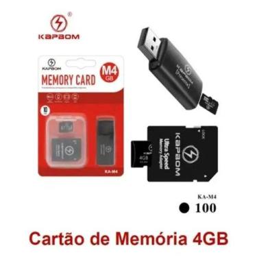 Imagem de Cartão de memoria 4gb kapbom kam4