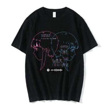 Imagem de Camiseta Gráfica Unissex Do Anime Serial Experiments Lain, Iwakura Man