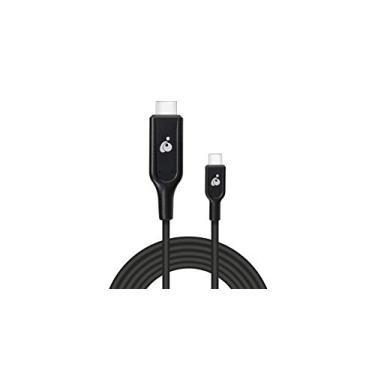 Imagem de Cabo IOGEAR Smart USB-C para USB-C [Certificado USB-IF] 10 Gbps (3,3 pés/1 metro) com E-Marker, G2LU3CCM01E, USB-C para 4K HDMI, 9.Feet