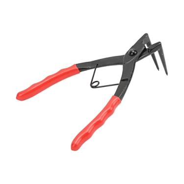 Imagem de Alicate de anel, alicate de aço inoxidável 90° universal curvado cilindro de encaixe para carro, caminhão, motocicleta, ferramentas de manutenção de automóveis