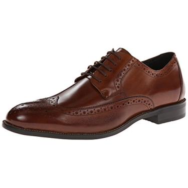 Imagem de STACY ADAMS Garrison Wingtip Oxford masculino, Conhaque, 44