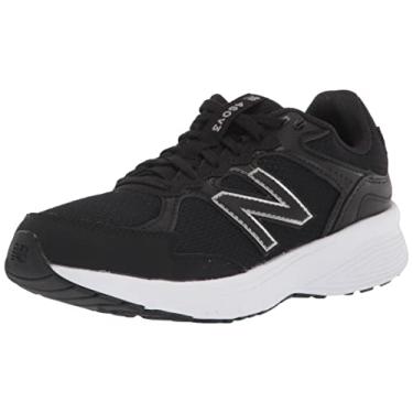 Imagem de New Balance Tênis de corrida feminino 460 V3, Preto/prata metálico, 11 Wide