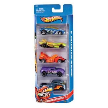 Imagem de Hot Wheels - Pacote Presente C/05 Carros - 1806 - Mattel