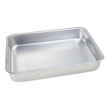 Imagem de Forma Assadeira Bolo Doces E Tortas Retangular Alumínio Nº3