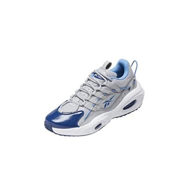 Imagem de Reebok Tênis de basquete unissex adulto, Cinza puro/azul batique/azul essencial, 9.5 Women/8 Men