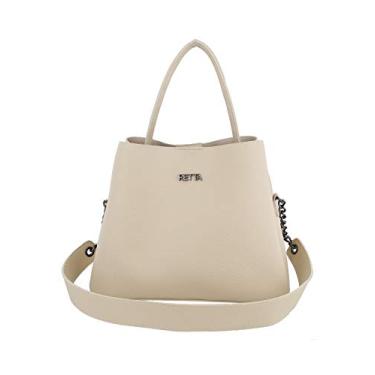 Imagem de Bolsa Feminina Ombro/Mão Retta Oficial (Marfim)
