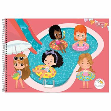 Imagem de Caderno Espiral de Cartografia Sapeca Feminino com 48 Folhas Capa Dura - Tilibra