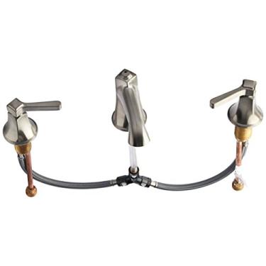 Imagem de Kohler K-R99911-4D1-BN Georgeson Torneira para pia de banheiro generalizada, 1,2 GPM, níquel escovado vibrante