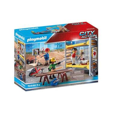 Imagem de Playmobil - Andaime Com Trabalhadores - Sunny Brinquedos