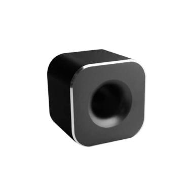 Imagem de Suporte de caneta de alumínio, mini suporte de caneta de ouro base de recipiente para caneta, escova de escova de dentes, organizador de armazenamento de mesa de cigarro eletrônico - perfeito para estudantes e escritório (Preto)