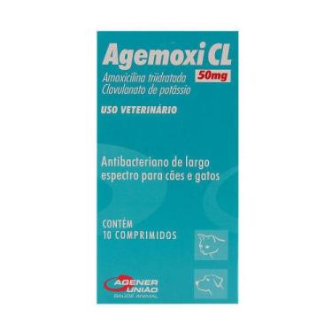 Imagem de Agemoxi Cl 50Mg Caixa 10 Comprimidos - Agener União