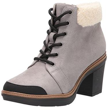 Imagem de Dr. Scholl's Bota de cano curto feminina For The Love, Cinza macio, 9