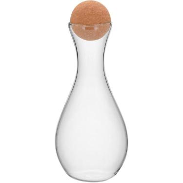 Imagem de POTE 25x11x11cm 950ml BOROSILICATO TRANSP TAMPA CORTIÇA