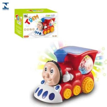 Imagem de Trenzinho Infantil Brinquedo Thomas Trem Luz Som Locomotiva Infantil -