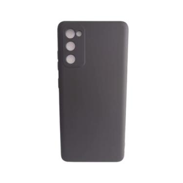 Imagem de Capa Capinha Case Silicone Premium Aveludada Forrada Para Galaxy S20 Fe Tela 6.5 Colorida (Preto)
