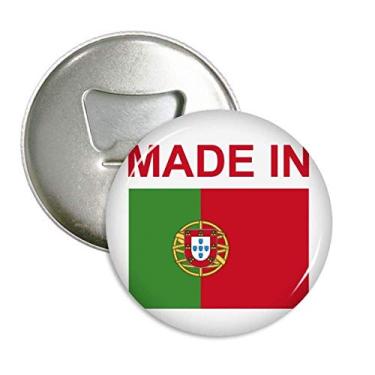 Imagem de Feito em Portugal Country Love abridor de garrafas ímã de geladeira emblema multifuncional