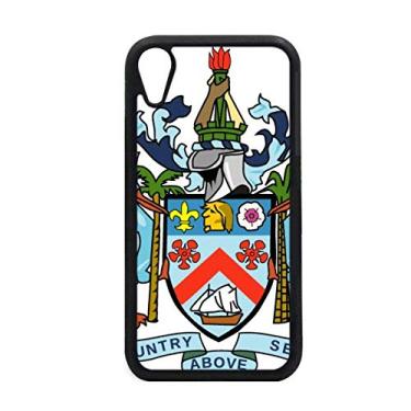 Imagem de Capa com emblema nacional de São Cristóvão e Névis para iPhone XR para proteção de telefone Apple