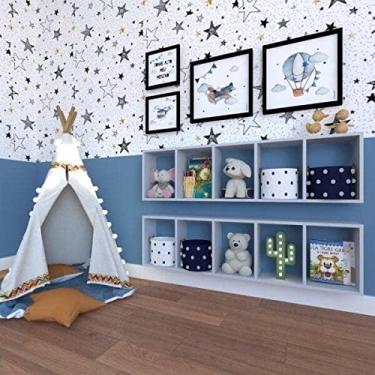 Imagem de Conjunto com 2 Nichos Alki Bramov Móveis Cinza Cristal