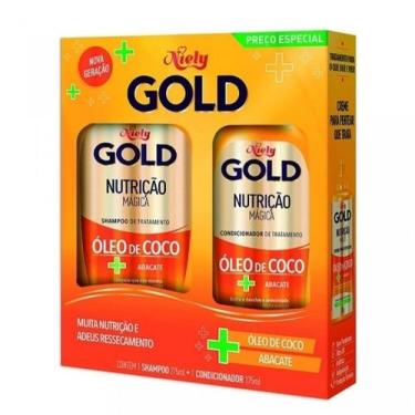 Imagem de Kit Niely Gold Nutrição Poderosa Shampoo 275ml + Condicionador 175ml